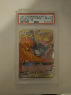 Pokemon TCG Hidden Fates Moltres & Zapdos & Articuno GX 44/68 PSA 10 Gem Mint - Image 1