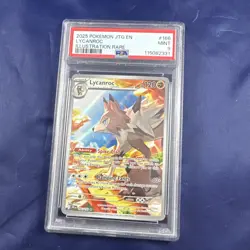 Pokemon Scarlet & Violet Journey Together Lycanroc #166/159 PSA 9 - Image 1