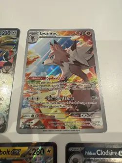 Pokemon Journey Together Illustration Card Lycanroc, 166/159 In Bundle - Image 5