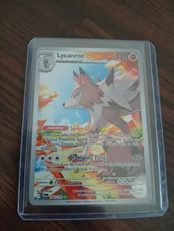 Pokemon Journey Together Illustration Card Lycanroc 166/159 Near Mint Condition - Image 1