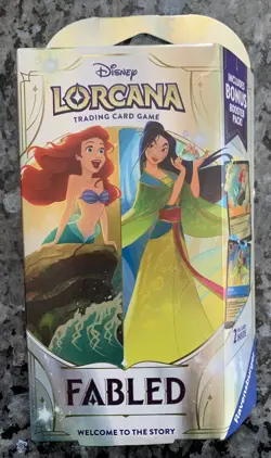 Disney Lorcana TCG Ursula's Return and FABLED Welcome to the Story Starter decks - Image 1