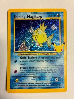 Shining Magikarp 66/64 2021 Pokemon Celebrations Classic Collection Holo Rare - Image 1
