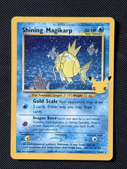 Shining Magikarp Celebrations Card Pokemon TCG 66/64 25th Anniversary - Image 1