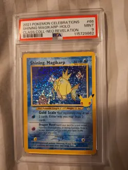 Pokemon Psa 9 Shining Magikarp Celebrations 66/64 - Image 1