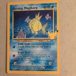Pokemon TCG Shining Magikarp Card 66/64 Celebrations 25th Anniversary Edition - Image 1