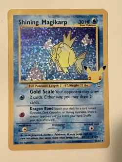 Shining Magikarp 66/64 Celebrations Near Mint Rare Pokemon Card - Image 1