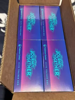 Pokemon Journey Together x4 Pokemon Center Elite Trainer Box ETB - Unsealed Case - Image 2