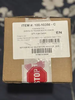 Pokemon Journey Together x4 Pokemon Center Elite Trainer Box ETB - Unsealed Case - Image 4