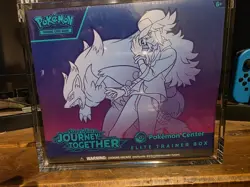 Pokemon Center Journey Together Elite Trainer Box ETB With Acrylic Case No Rips - Image 1