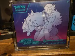 Pokemon Center Journey Together Elite Trainer Box ETB With Acrylic Case No Rips - Image 2