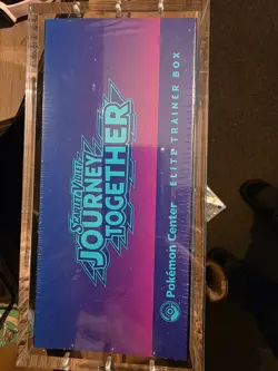 Pokemon Center Journey Together Elite Trainer Box ETB With Acrylic Case No Rips - Image 4