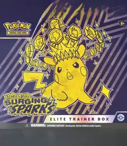 Pokemon TCG Surging Sparks ETB Elite Trainer Box - Brand New Factory Sealed - Image 1