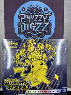 Pokemon TCG Surging Sparks Elite Trainer Box ETB NEW SEALED - Image 1