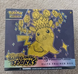 Pokemon TCG Surging Sparks Pokemon Center - Elite Trainer Box ETB Sealed New - Image 1
