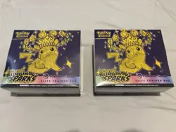 Pokemon TCG Surging Sparks Pokemon Center Elite Trainer Box ETB New/Sealed x 2 - Image 1