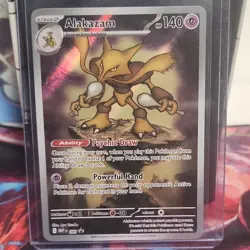 Pokemon Alakazam Holo Promo 009 Me: Mega Evolution Stage 2 140 HP Card - Image 1
