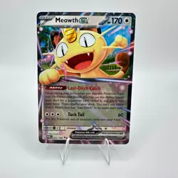 Pokemon Meowth ex 062/088 Perfect Order Double Rare DR Holo TCG Card - Image 1