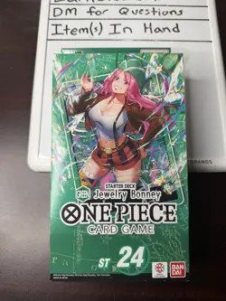 Green Jewelry Bonney ST-24 Starter Deck - One Piece Card Game - Image 3