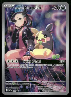 Marnie’s Morpeko Holo Rare SV: Scarlet & Violet Promo Cards 206 NM - Image 1