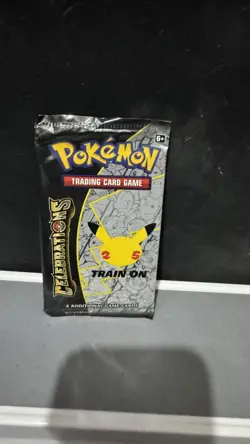 Pokemon TCG Celebrations 25th Anniversary Sealed Booster Pack 4 Additional Cards - Image 1