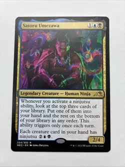 Satoru Umezawa 234/302 Kamigawa: Neon Dynasty Regular LP/DMG *read* - Image 1