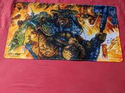 Pillage Stitched MTG Play Mat SIGNED Richard Kane Ferguson Kickstarter - Image 2