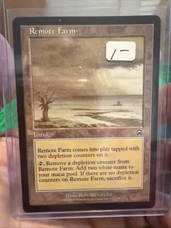 Remote Farm Mercadian Masques Regular Land Magic The Gathering MTG - Image 1