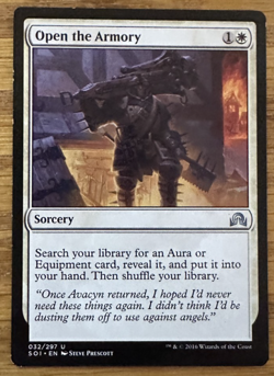 MTG Shadows Over Innistrad, Open the Armory -- Heavy Played - Image 1