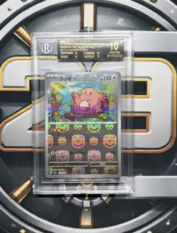 Pokemon Chansey S&V 151 JPN 113/165 Mirror Holo Rare BGS BL 10 - READ DESC! - Image 1