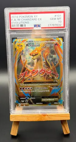 M CHARIZARD EX 101/108 EVOLUTIONS POKEMON PSA 10 - Image 1