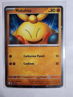 Pokemon - Makuhita 068 (Cosmos Holo) Me: Mega Evolution Blister Lane Promo Holo - Image 1