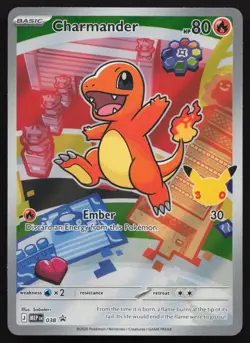Charmander 038 Holo MEP Mega Evolution Promo Pokemon - NM - Image 1