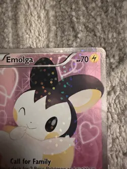 Pokemon Emolga 2013 RC23 Radiant Collection (Full Art) Holo (Likely PSA 9+) - Image 3