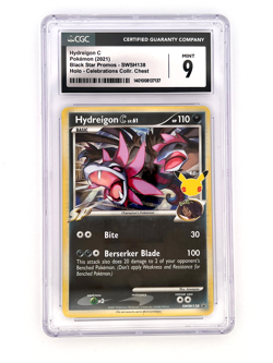 Hydreigon C SWSH138 2021 Pokemon Celebrations Black Star Promo Holo CGC 9 - Image 1