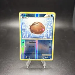 Swinub 79/102 HGSS Triumphant Reverse Holo Common Pokemon NM -j - Image 1