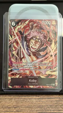Bandai One Piece Koby EB04-044 ALT ART FOIL ENGLISH - Image 1