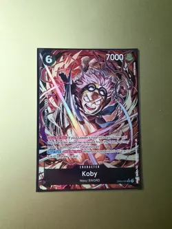One Piece TCG Koby EB04-044 Super Rare (SR) Alt Art English Near Mint - Image 1
