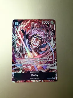 One Piece TCG Koby EB04-044 Super Rare (SR) Alt Art English Near Mint - Image 2