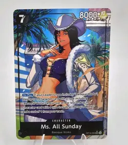 One Piece OP14-084 Ms. All Sunday ALT ART - The Azure Sea's Seven - ENGLISH - Image 1