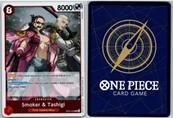 Smoker & Tashigi EB04-003 Rare Adventure on Kami's Island One Piece NM - Image 3