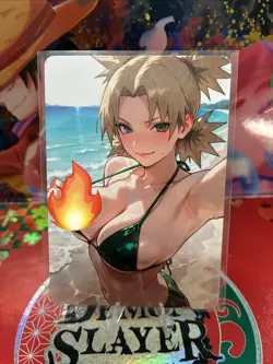 Matte Beautiful Waifu Handmade Card Goddess Story CCG Anime Double Sided - Image 2