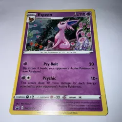 Espeon - SWSH174 Pokemon SWSH: Sword & Shield Promo Cards Holo Promo HP Damaged - Image 1