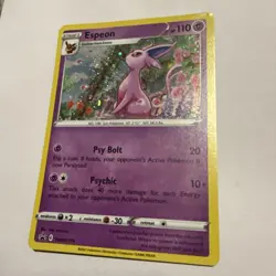 Espeon - SWSH174 Pokemon SWSH: Sword & Shield Promo Cards Holo Promo HP Damaged - Image 5