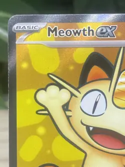 Meowth ex 107/088 Full Art Ultra Rare Perfect Order Pokemon Card NM - Image 2