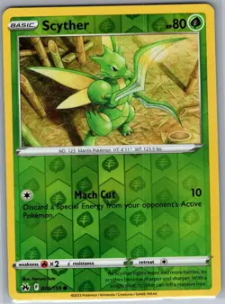 Scyther 006/159 Reverse Holo Crown Zenith - Pokemon Card - NM - Image 1