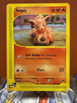 Vulpix - 136/165 - Common - Expedition - Pokemon Card - LP 2349 - Image 1