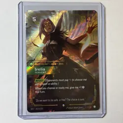 RIFTbound League of Legends Irelia Fervent Champion Unit SFD 057a/221 Holo Card - Image 1