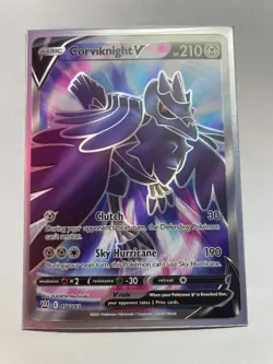 Corviknight V 156/163 Battle Styles NM Full Art Ultra Rare Pokemon Card - Image 1