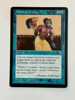 MTG Political Trickery MIR Nonfoil R Lightly Played - Image 1