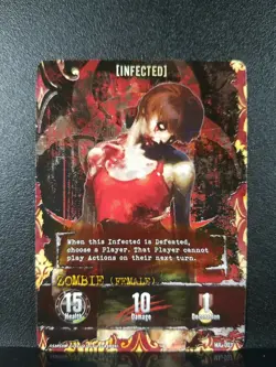 Resident Evil Deck Building Game 2010 Replacement Infected Zombie Female Boss - Image 1